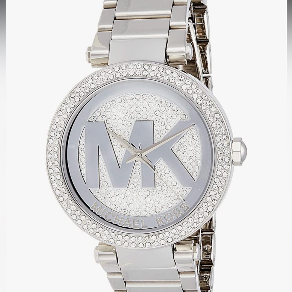 Michael Kors Parker Silver-Tone Watch